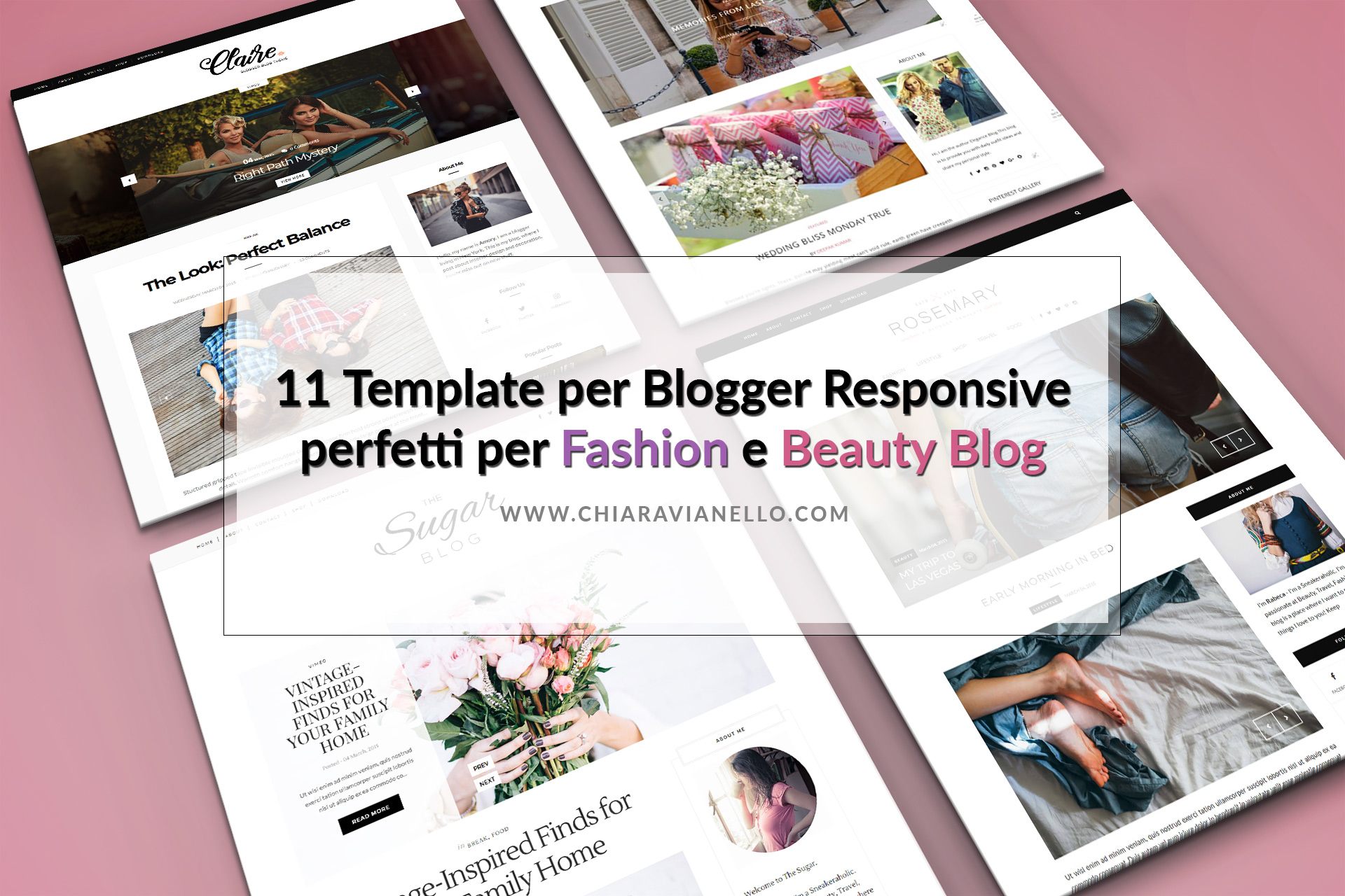 11 Template per Blogger Responsive gratuiti per Fashion e Beauty Blog